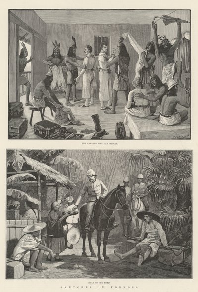 Croquis à Formosa - Amedee Forestier